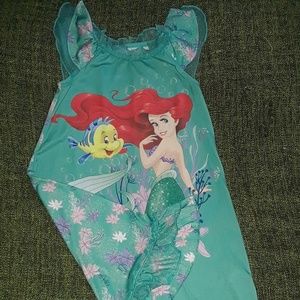Princess Ariel The Little Mermaid Girls Nightgown